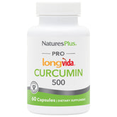 NaturesPlus PRO Longvida Curcumin 500 mg bottle front for antioxidant-support potential