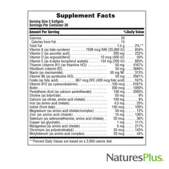 NaturesPlus Regeneration bottle with glass, promoting routine wellness.