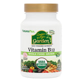 NaturesPlus Source of Life Garden B12 bottle front, vegan energy support.