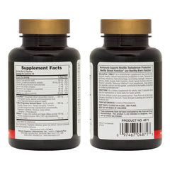 NaturesPlus T Male label close-up highlighting ingredients for daily vitality