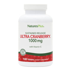 NaturesPlus Ultra Cranberry 1000mg bottle supports daily urinary health.