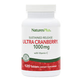 NaturesPlus Ultra Cranberry bottle close-up highlighting sustained release and potency