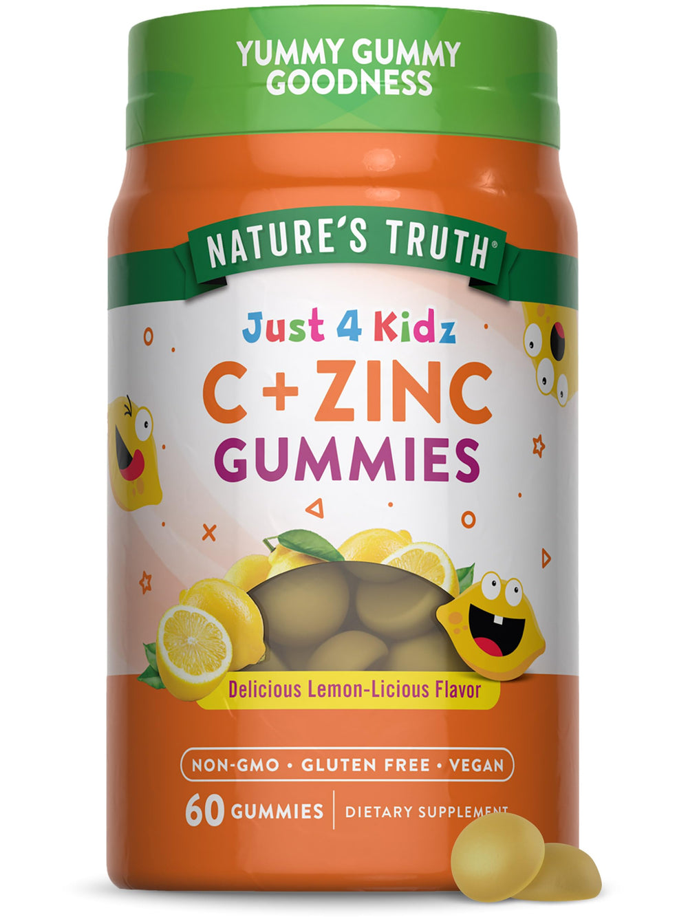 Nature's Truth Vitamin C Gummies for Kids bottle shown for easy daily routine.