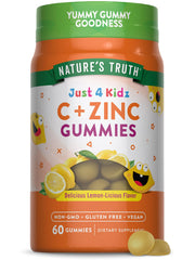 Nature's Truth Vitamin C Gummies for Kids bottle shown for easy daily routine.