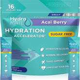 NatureWorks HydroMATE acai berry sticks for refreshing hydration on the go.