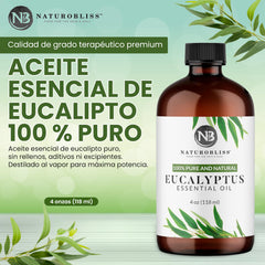 NaturoBliss glass bottle with UV protection preserves essential oil quality.