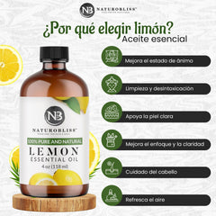 NaturoBliss therapeutic grade label indicating purity and quality.
