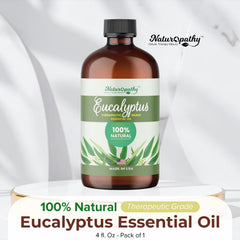 Naturopathy Eucalyptus Oil with dropper cap for precise dosing