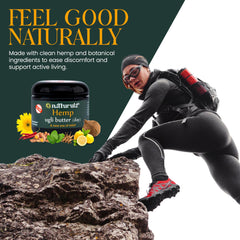 Applying Ugli Butter Daytime on a sore back for targeted joint comfort