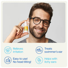 Otic Guard ear drops used for wax removal with a clean, easy-to-use spray bottle