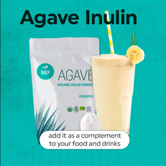 NBF agave inulin in a smoothie for a neutral fiber boost