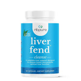 nbpure Liver Fend bottle pour demonstrates easy daily detox support
