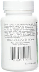 NCI Advanced Research lithium orotate tablets bottle back emphasizes daily use for focus and calm.