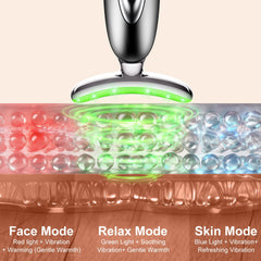 NeatLt dolphin-shaped face massager fits jawline for smooth massage