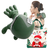 neck massager with heat – palm-kneading action for targeted neck relief.