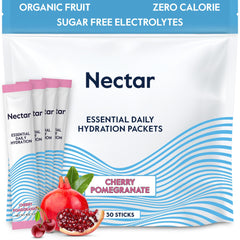 Nectar Hydration Packets Cherry Pom 30-pack for daily electrolyte support.