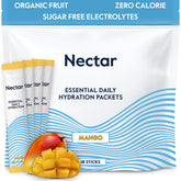 Nectar Hydration Packets Mango 18-pack: convenient daily rehydration with real fruit flavor.