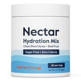 Nectar orange sugar-free electrolytes powder tub ready for zero-calorie daily hydration