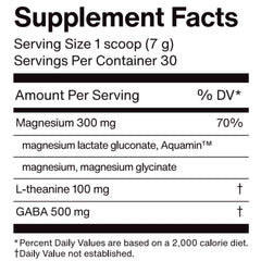 Ned Mellö Magnesium drink glass showing lavenderberry flavor for a calming wind-down