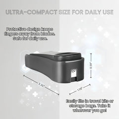Needle Tip Clipper Black travel-size design is ideal for on-the-go crafting