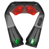 Nekteck neck-back-massager cordless front view for on-the-go relief and convenience.