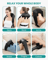 Nekteck neck massager with heat function for added warmth