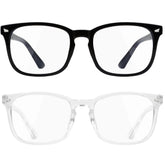 Nelisylux blue light glasses pair for computer use reduces eye strain