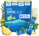 Nello SuperCalm canister in Pineapple Mint ready for daily relaxation.