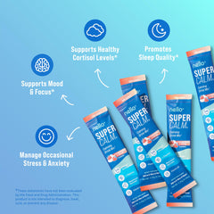 Nello SuperCalm on‑the‑go packets provide convenient calm and focus anytime.