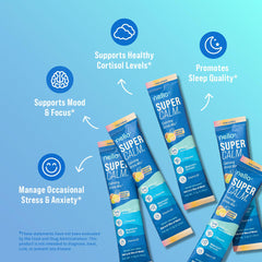 Nello SuperCalm pour into a glass to enjoy a soothing break.