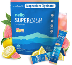 Nello SuperCalm packets on the go for easy relaxation and focus