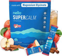 Nello SuperCalm spiced apple packets for on-the-go relaxation and focus.