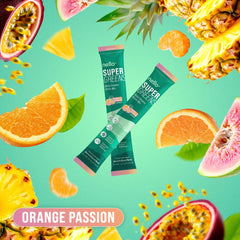 Nello Supergreens dissolves easily in water for a refreshing boost