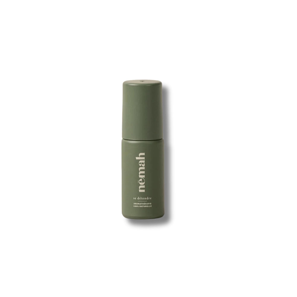 Nemah Aromatherapy Roll On packaging for travel and calm moments