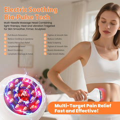 Nenrent Body Sculpting Machine used on legs to target cellulite.