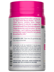 NeoCell bottle dispensing two gummies for daily routine.