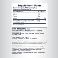 NeoCell ingredients label close-up highlights Paleo-friendly, gluten-free, non-GMO certification