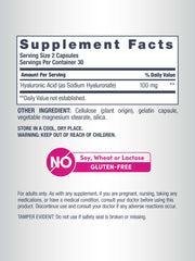 NeoCell Hyaluronic Acid capsules in hand illustrate daily supplement ritual