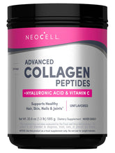 NeoCell Super Collagen Powder tub with scoop, ready for daily use.