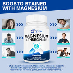 NEOGLI Neuro Magnesium L-Threonate label highlights non-GMO, vegan capsules.