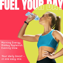 NEOTEIN box with a 15-pack display emphasizes convenient nutrition.