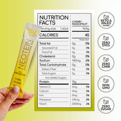 NEOTEIN single-serve hydration packets ideal for travel and workouts