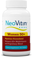 NeoVitin Women's 50+ formula bottle front for daily nutrition support