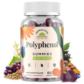 Nepeolithia Polyphenol Gummies bottle offers a convenient plant-based daily wellness option.