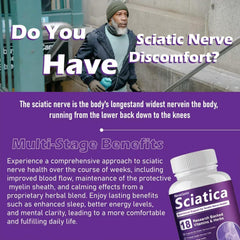 Nerve Savior packaging label detail highlights non-GMO and vegetarian-friendly ingredients.