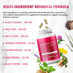 NESSARIT Black Cohosh capsules displayed – easy daily capsule for ongoing hormonal wellness.