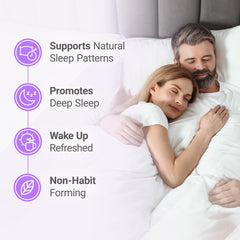 Nested Naturals Luna Sleep label details featuring valerian, melatonin, and chamomile.