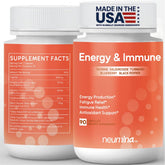 NEUMINA Women's Energy & Immune Complex bottle front label signals daily energy support.