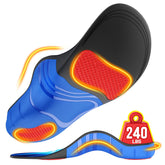 NEUPU plantar fasciitis insoles front view with cushioned arch support
