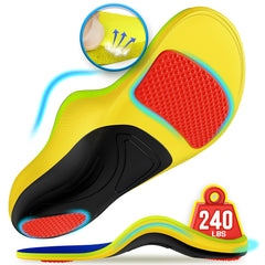 NEUPU plantar fasciitis insoles memory foam front view for daily comfort
